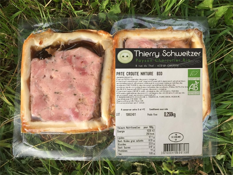 Pâté en croute nature 2TR 250g